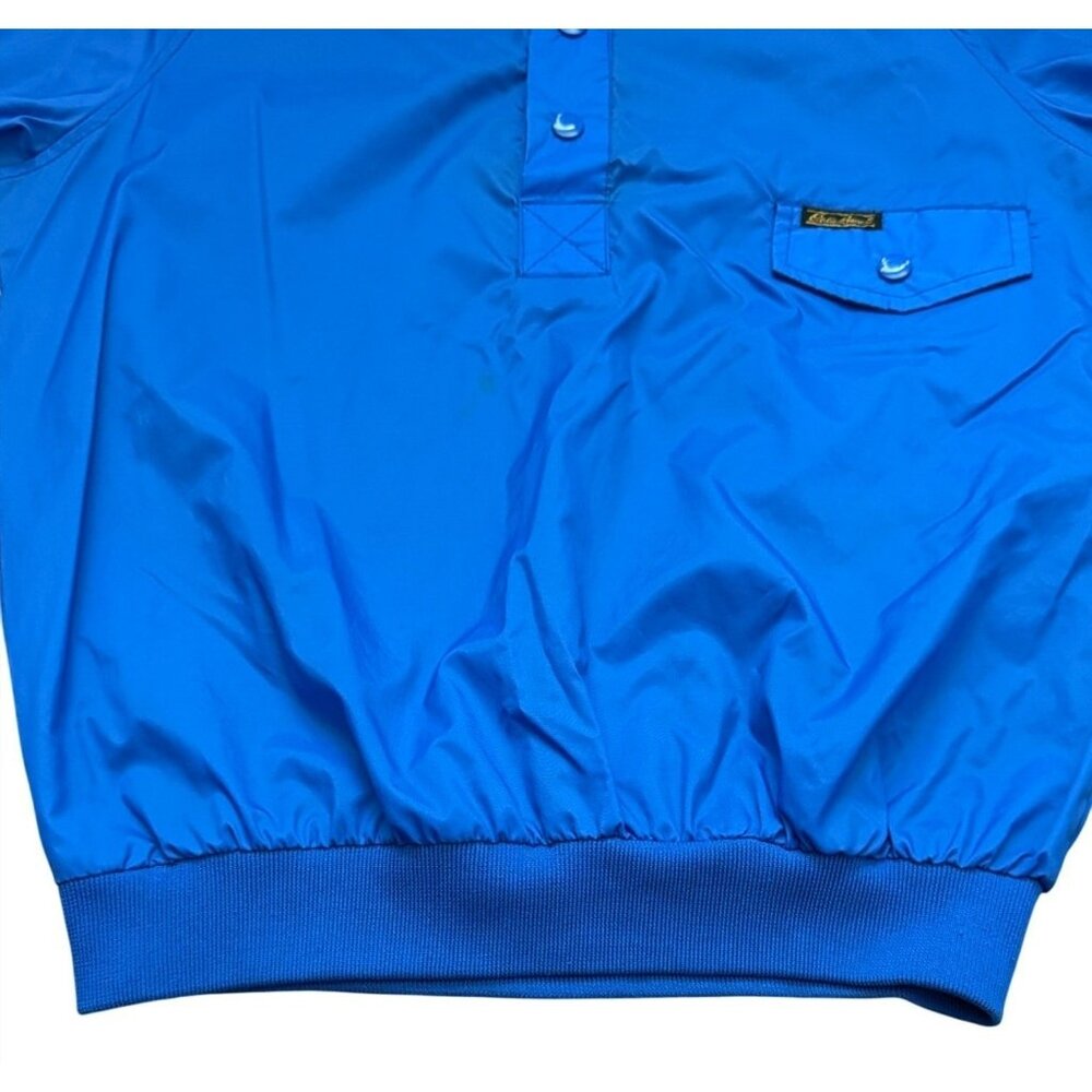 Vintage Windbreaker Pullover Jacket Eddie Bauer Size Small Blue - Picture 10 of 16